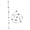 011 0786 Curtain Bird Pcs